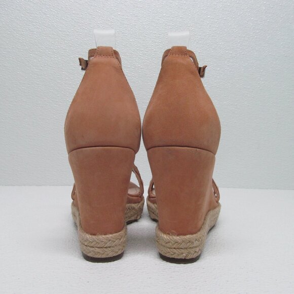 Schutz Women's Leather Wedge Sandals size 8 - Picture 8 of 9